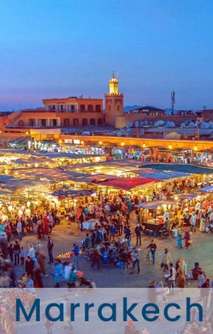 Marrakech Morocco Medina and Koutoubia